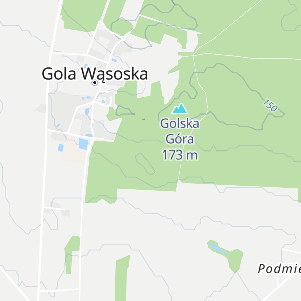 Map of Goryń
