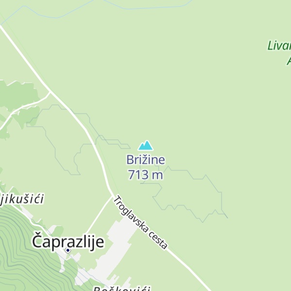 Map of Brižine