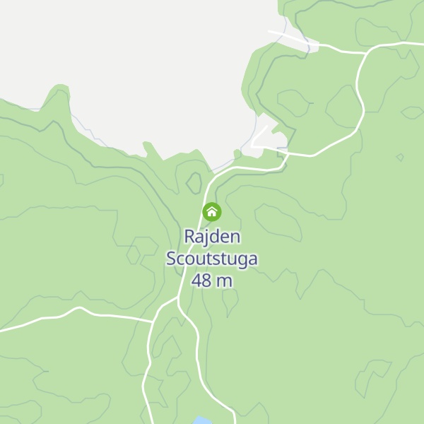 Map of Rajden Scoutstuga