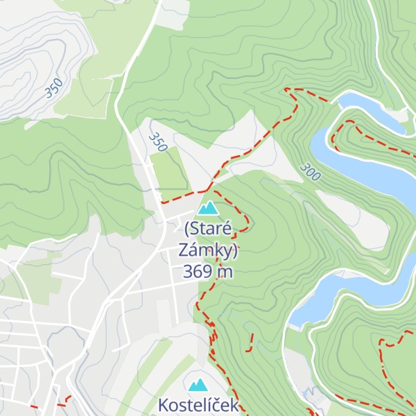 Map of (Staré Zámky)