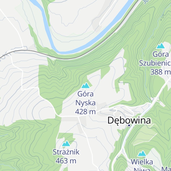 Map of Góra Nyska