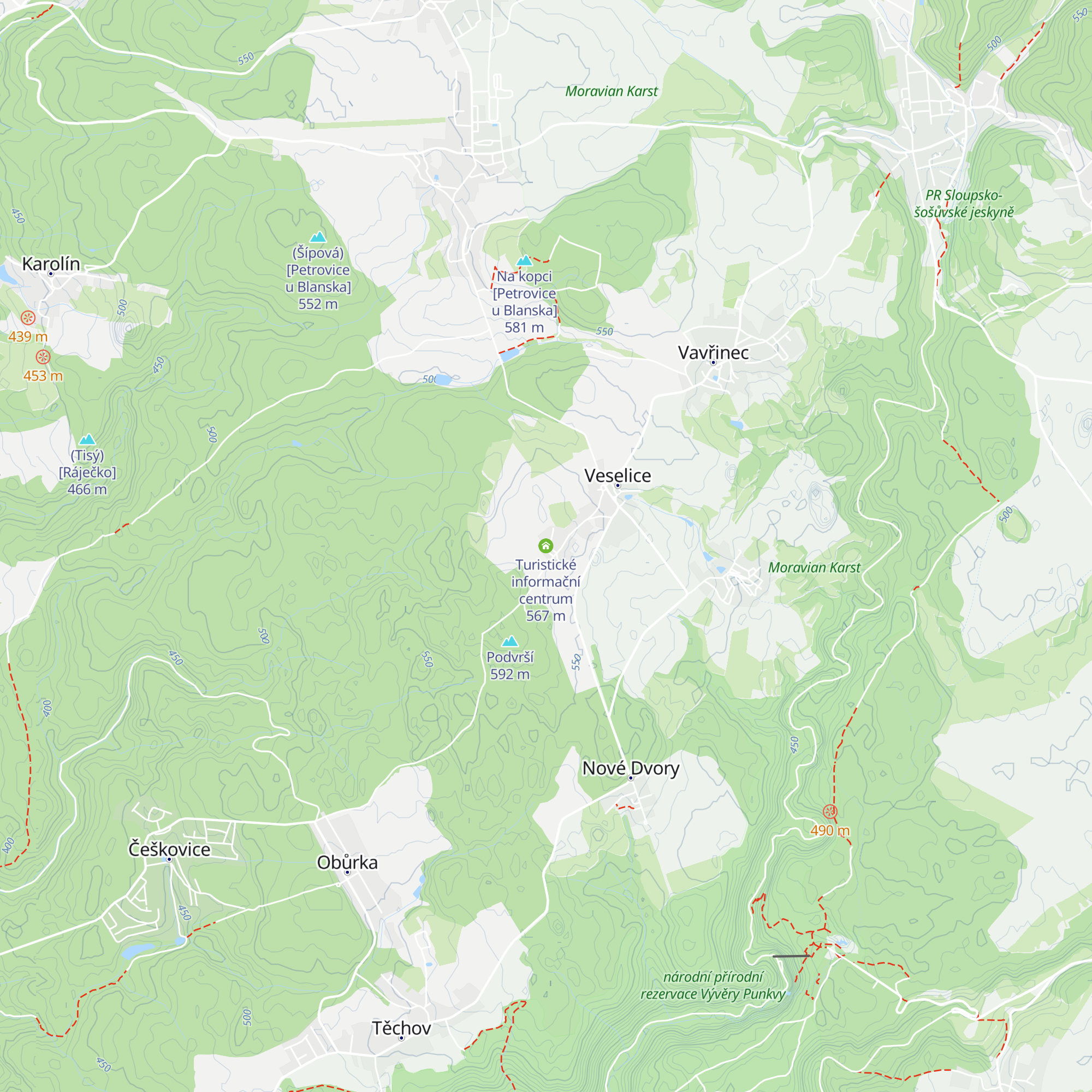 Turistické informační centrum map