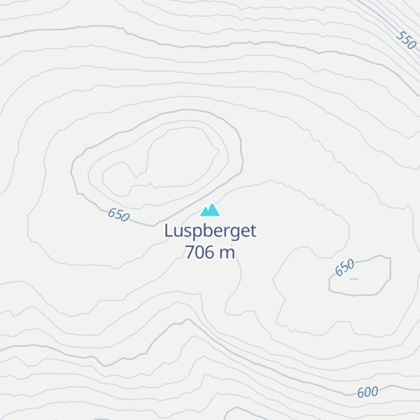 Map of Luspberget