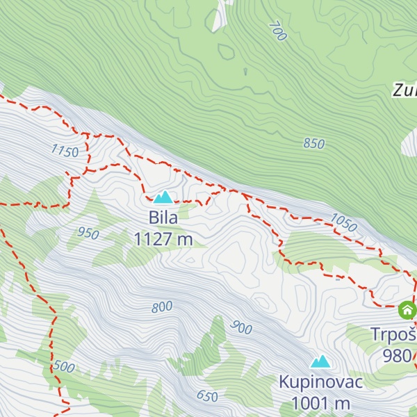 Map of Ljutovac