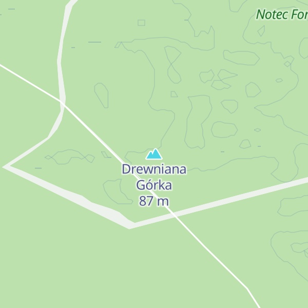 Map of Drewniana Górka