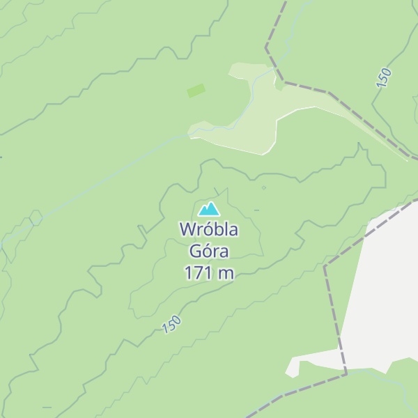 Map of Wróbla Góra