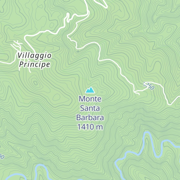 Map of Monte Santa Barbara
