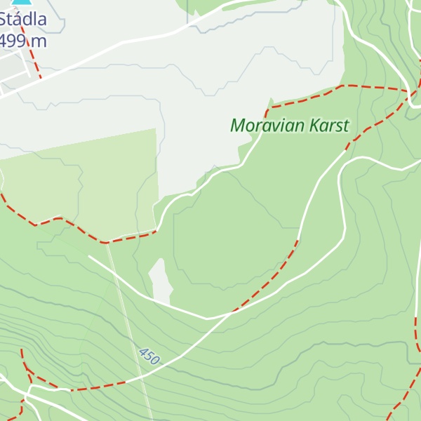 Map of (Zadní Čtvrtky [Babice])