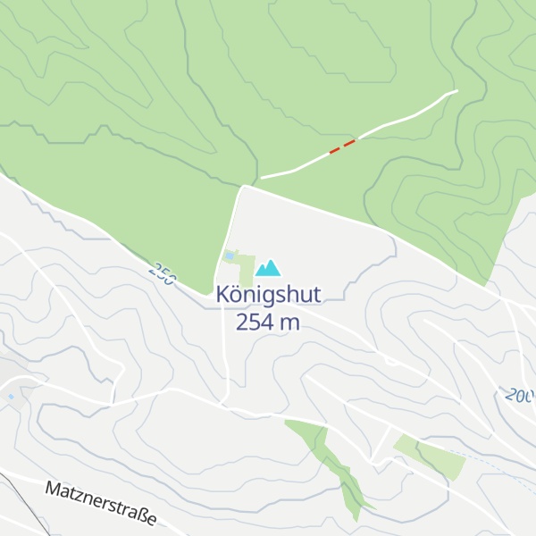Map of Königshut