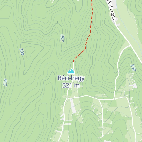 Map of Béci-hegy