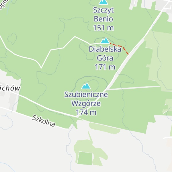 Map of Szubieniczne Wzgórze