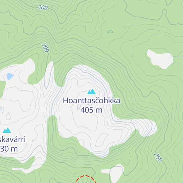 Map of Hoanttasčohkka