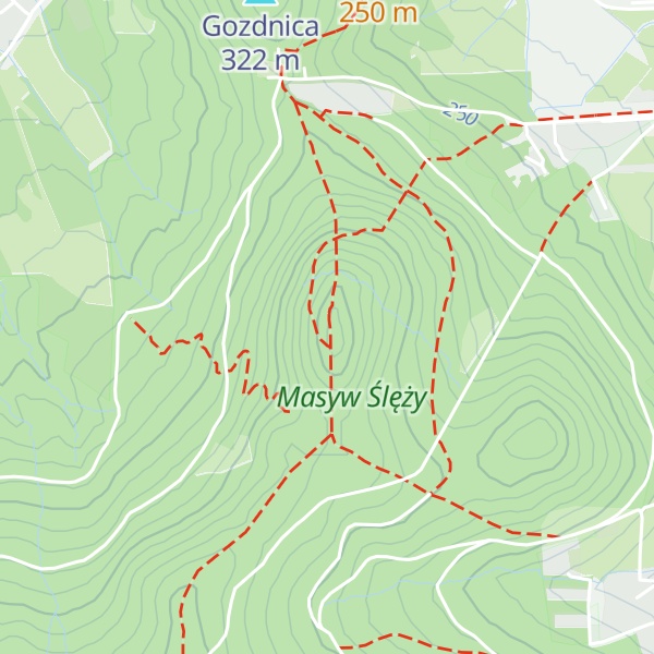 Map of Wieżyca