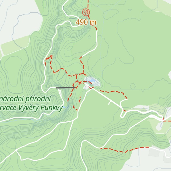 Map of Chata Macocha
