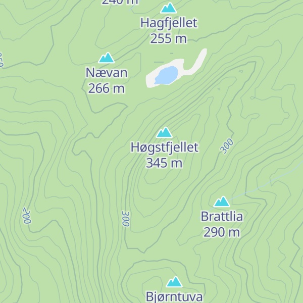 Map of Lillefjellet