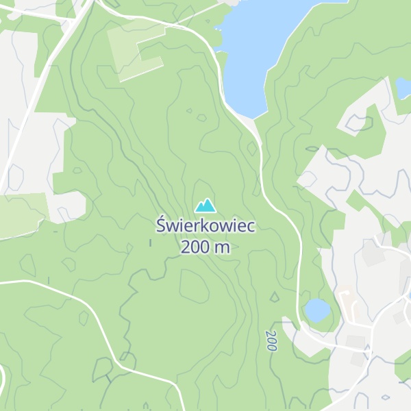 Map of Świerkowiec