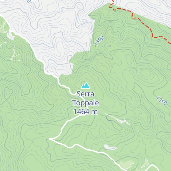 Map of Serra Toppale