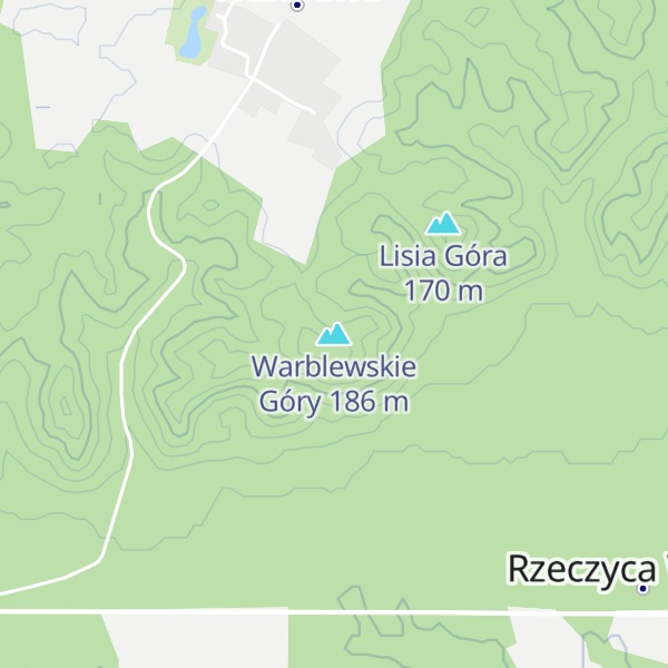 Map of Warblewskie Góry