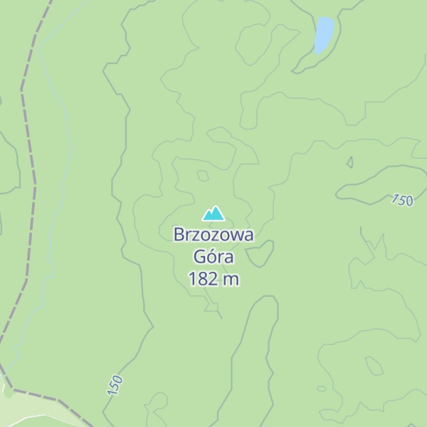 Map of Brzozowa Góra