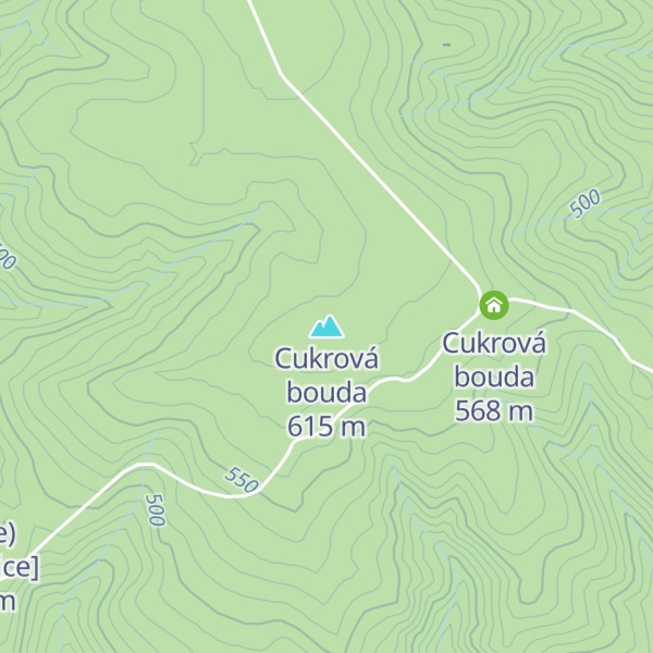 Map of Cukrová bouda