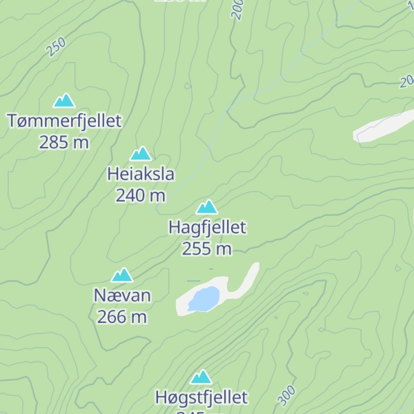 Map of Hagfjellet