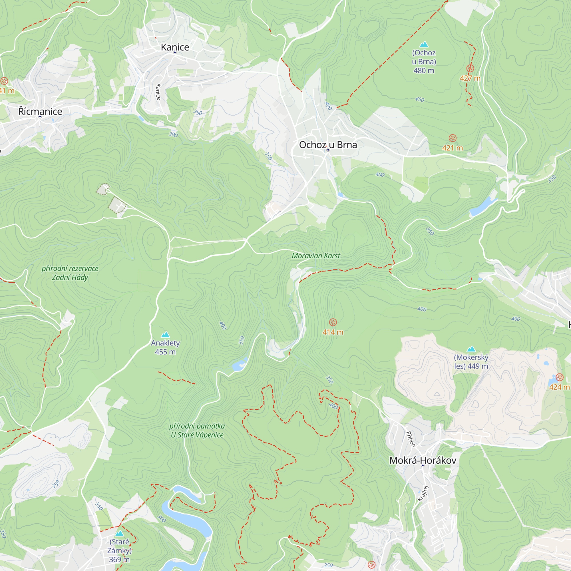 Chatka Zdenka map