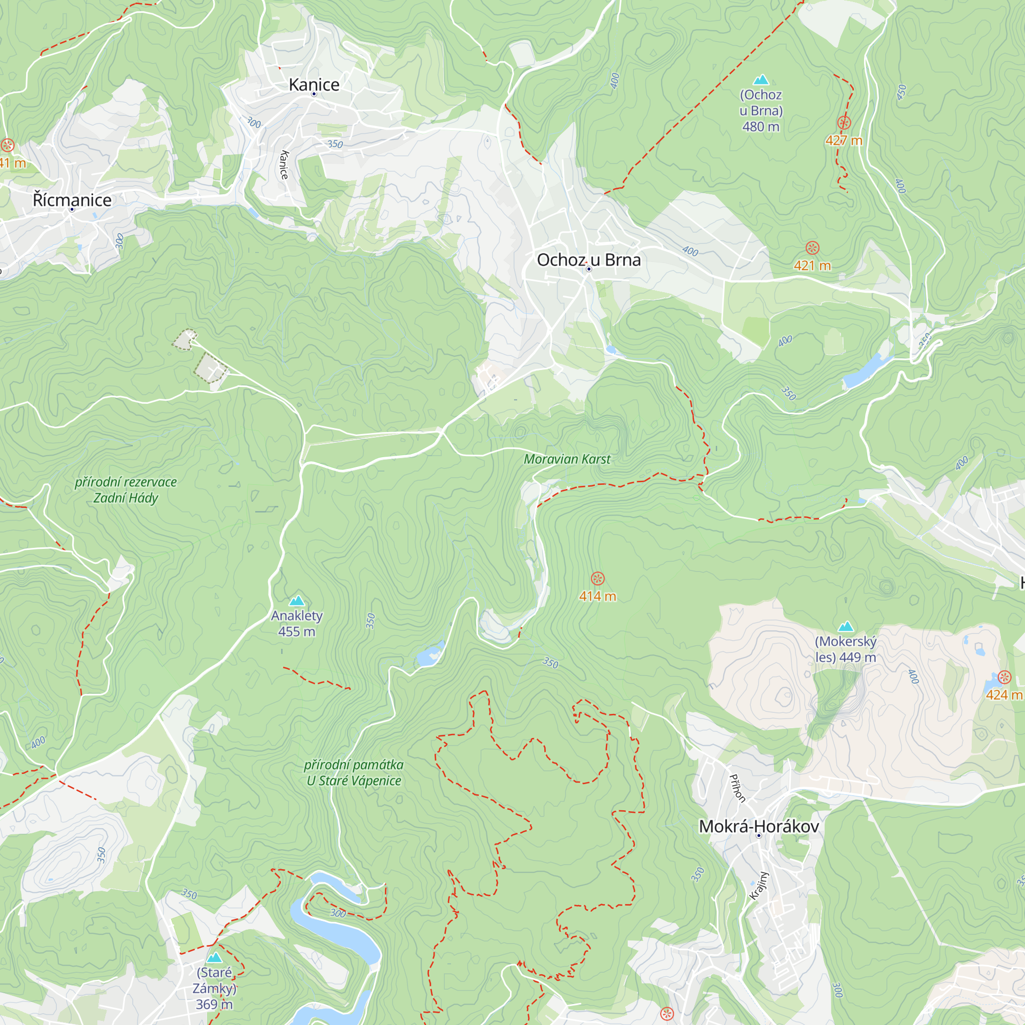 Chatka Zdenka map