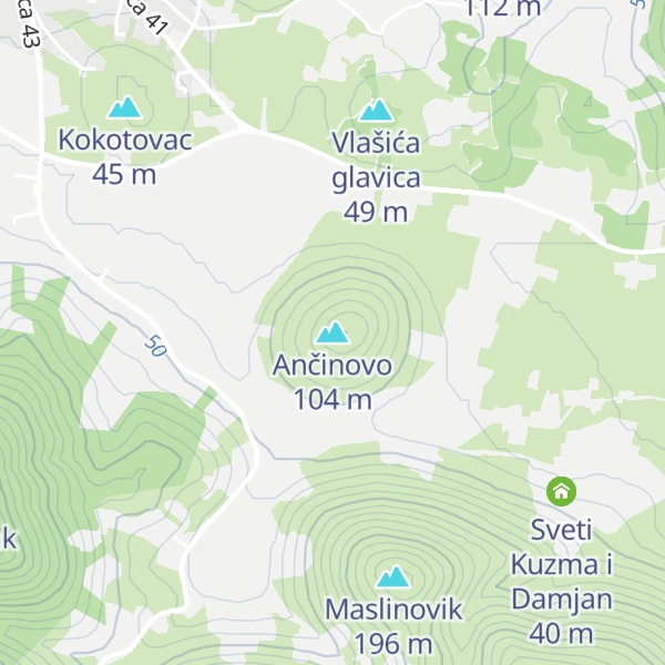 Map of Ančinovo