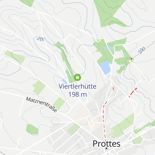 Map of Viertlerhütte