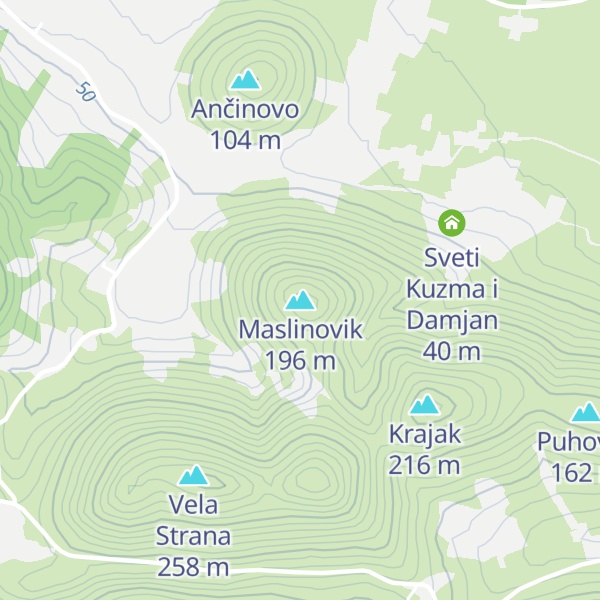 Map of Maslinovik