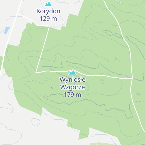 Map of Wyniosłe Wzgórze