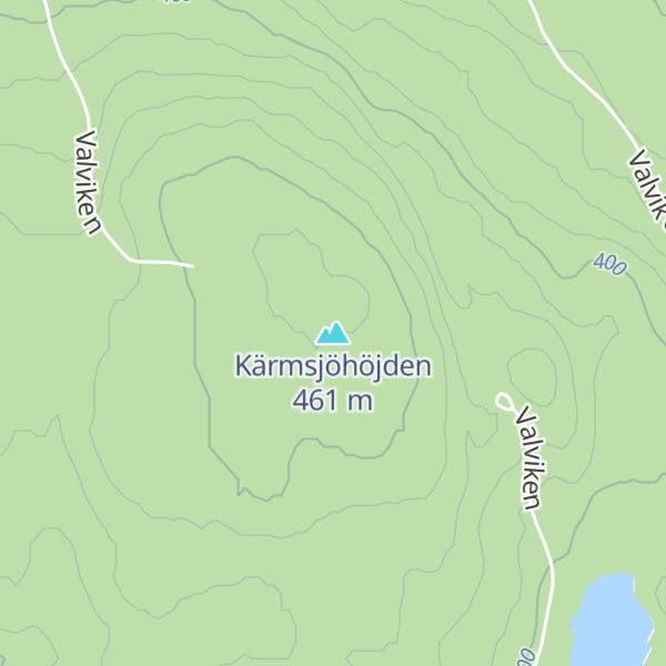 Map of Kärmsjöhöjden