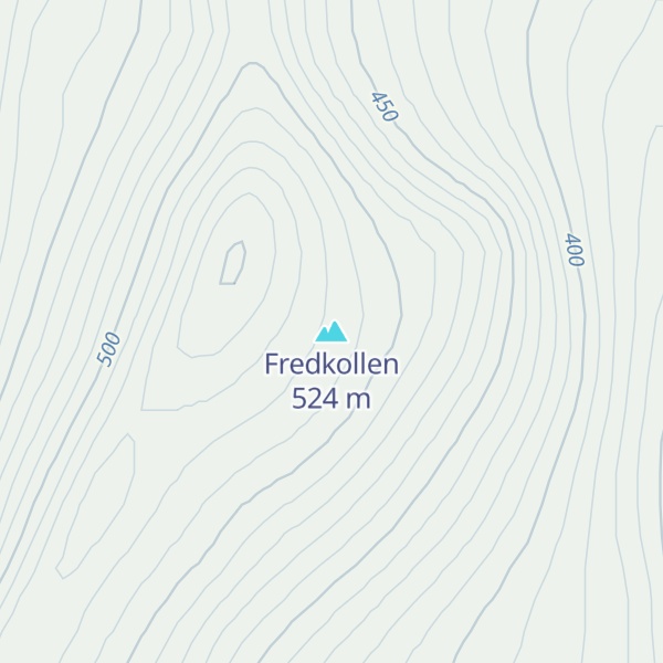 Map of Fredkollen