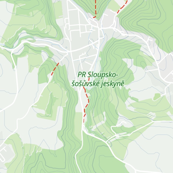Map of Hřebenáč