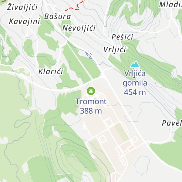 Map of Tromont