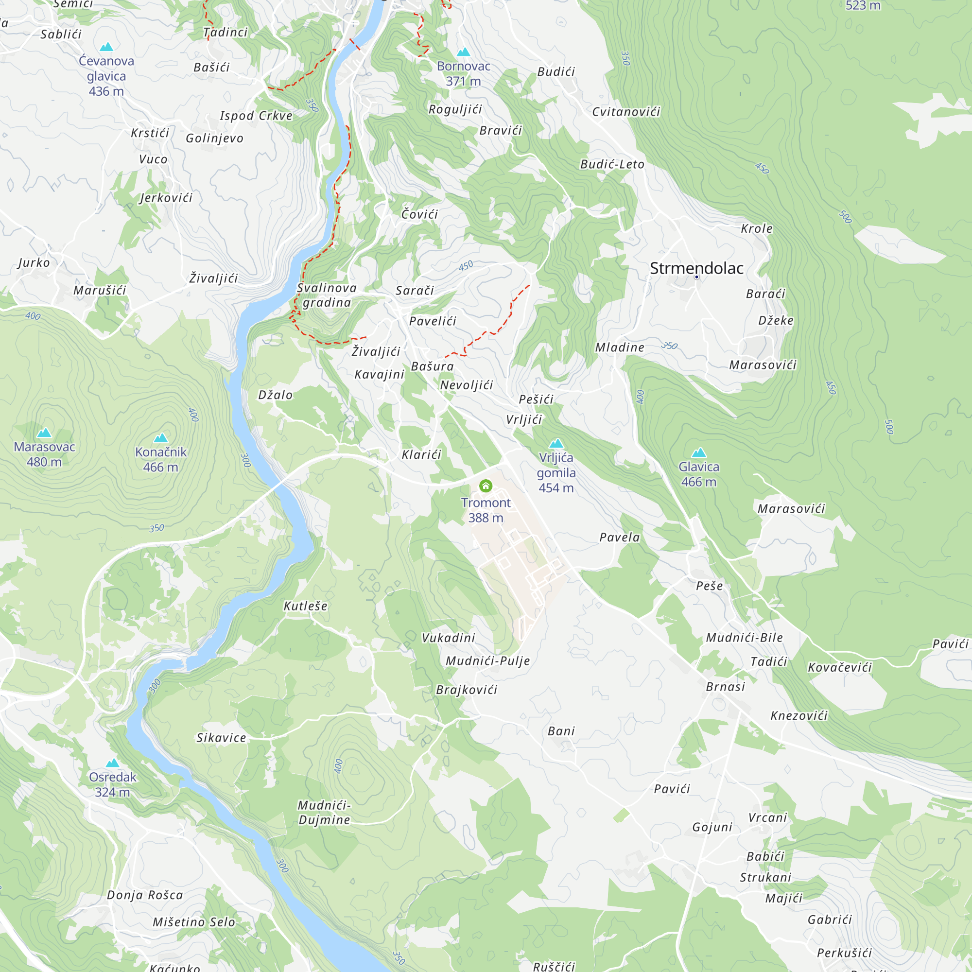 Tromont map