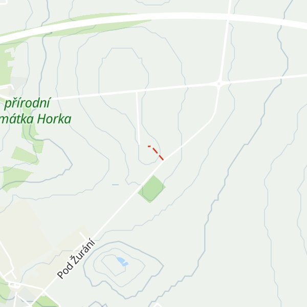Map of Žuráň