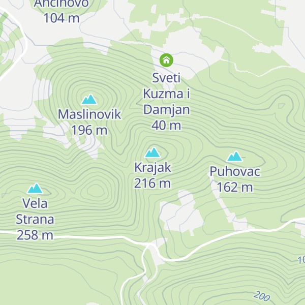 Map of Krajak