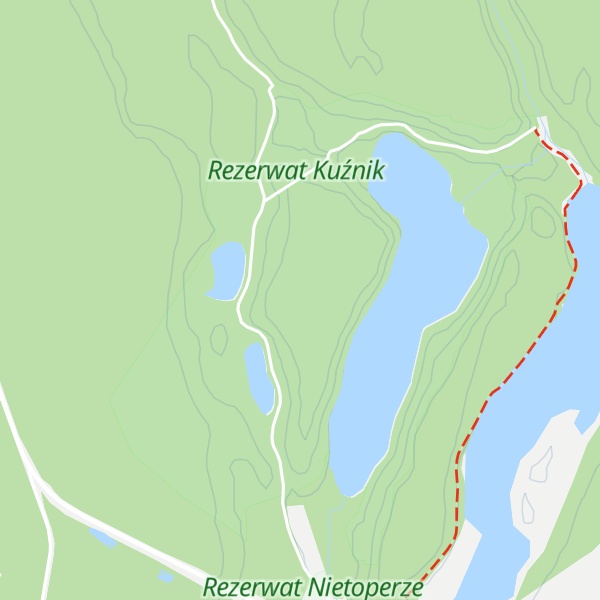 Map of Cygańska Góra