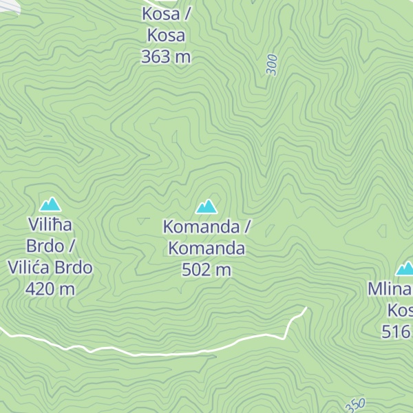 Map of Komanda / Komanda