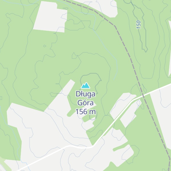Map of Długa Góra