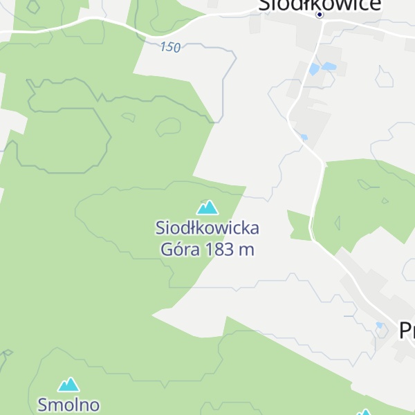 Map of Siodłkowicka Góra