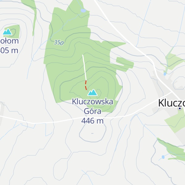 Map of Kluczowska Góra