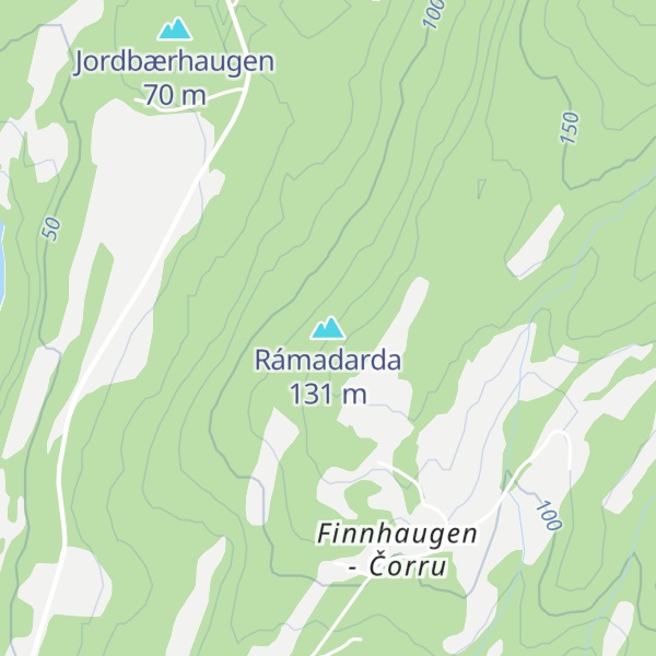 Map of Rámadarda