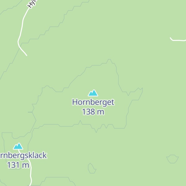 Map of Hornberget