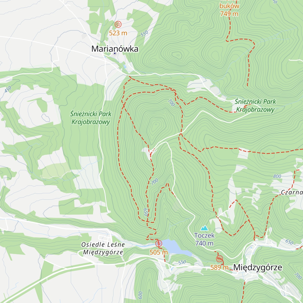 Schronisko "Na Iglicznej" map