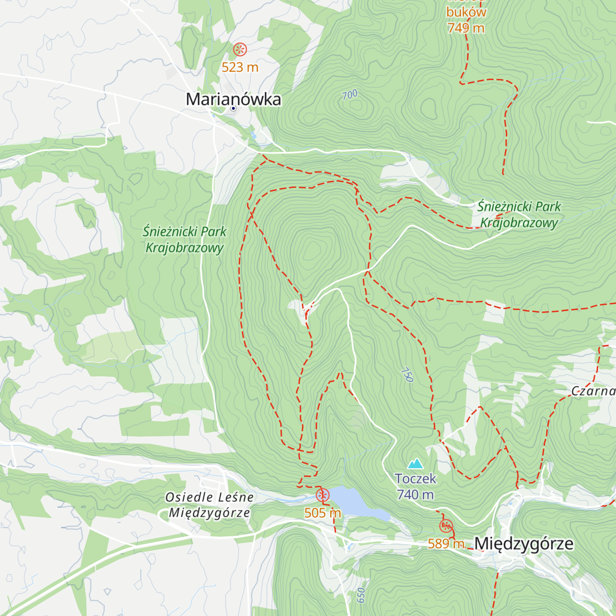 Schronisko "Na Iglicznej" map