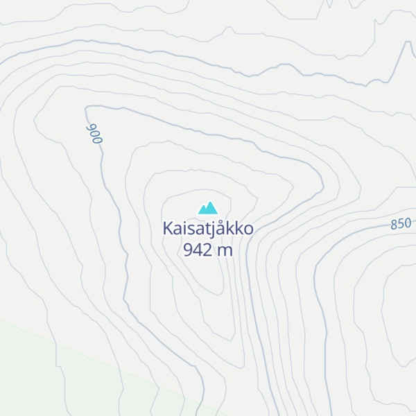 Map of Kaisatjåkko