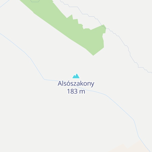 Map of Alsószakony