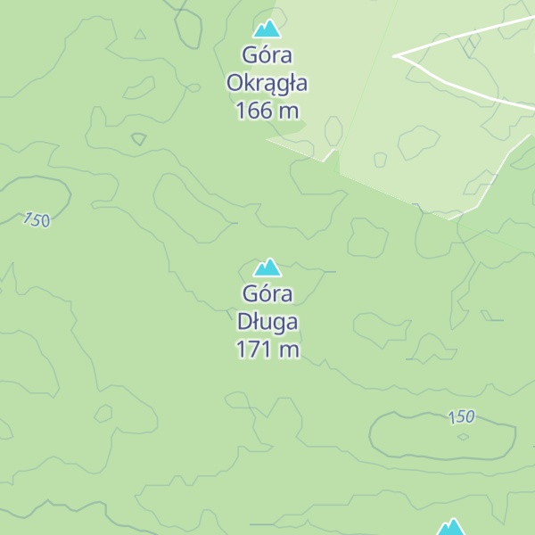 Map of Góra Długa